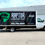 Cube Van Wrap Truck Wraps Raptors Contracting